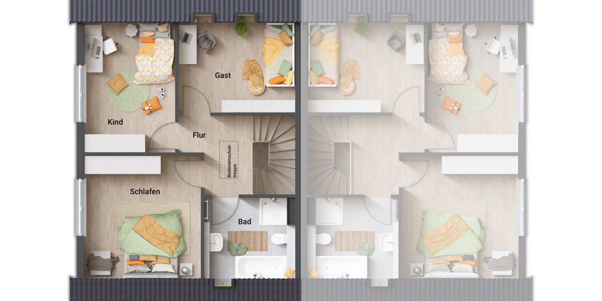 Doppelhaushälfte Düsseldorf Angermund - 4 Zimmer, 124 m&sup2;, 820.532&euro; | Angebot:25674157