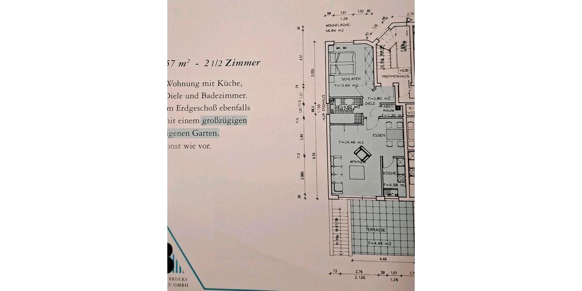 Erdgeschoßwohnung Wermelskirchen - 2.5 Zimmer, 56 m&sup2;, 168.500&euro; | Angebot:25843557