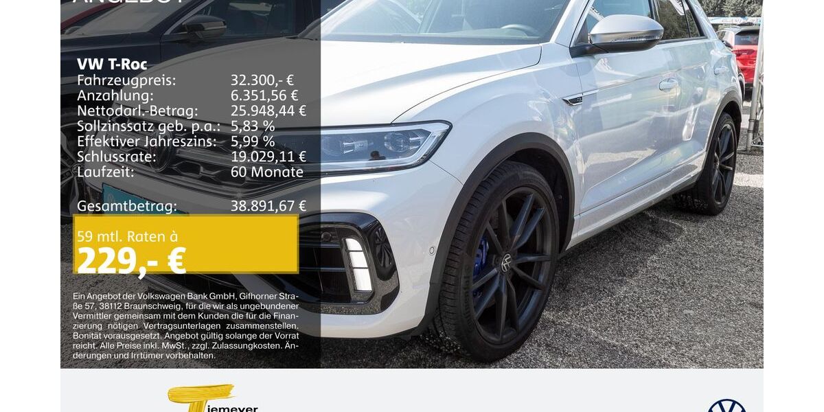 VW T-Roc 45.000 km 31.860 &euro; Bochum 44892