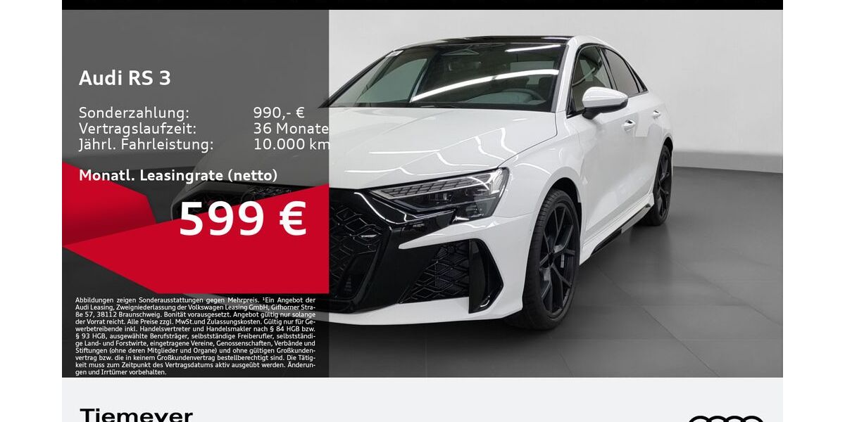 Audi RS3 2.050 km 63.490 &euro; Bochum 44809