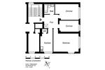 Etagenwohnung Essen Stadtbezirk II - 3 Zimmer, 72 m&sup2;, 842&euro; | Angebot:25418828