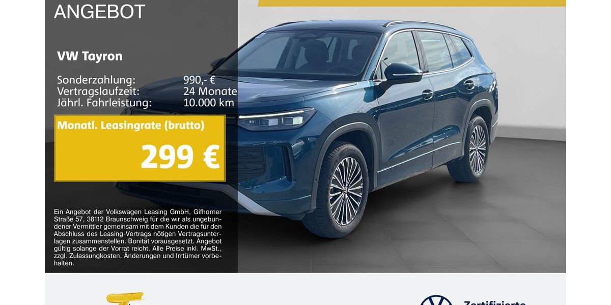 VW Tayron 28.811 km 34.640 &euro; Remscheid 42897