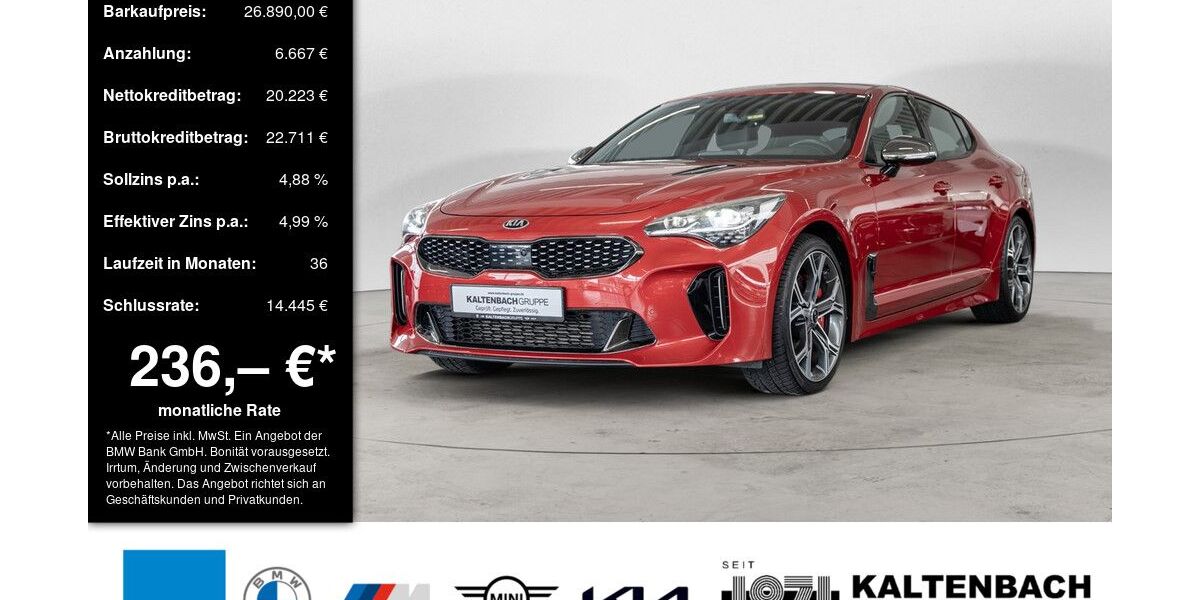 Kia Stinger 78.502 km 25.890 &euro; Remscheid 42897