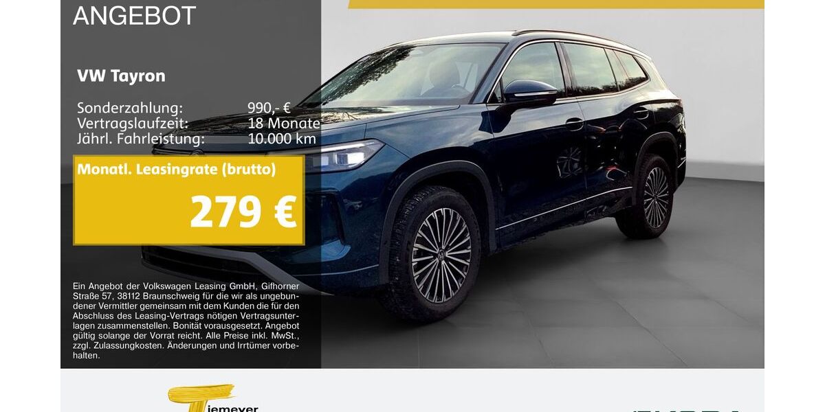 VW Tayron 25.870 km 38.220 &euro; Remscheid 42857