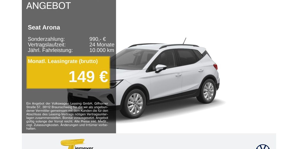 Seat Arona 17.303 km 22.340 &euro; Remscheid 42897