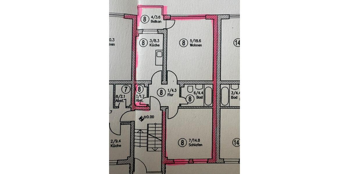 Hochparterre Haan - 2 Zimmer, 55 m&sup2;, 160.000&euro; | Angebot:26057467