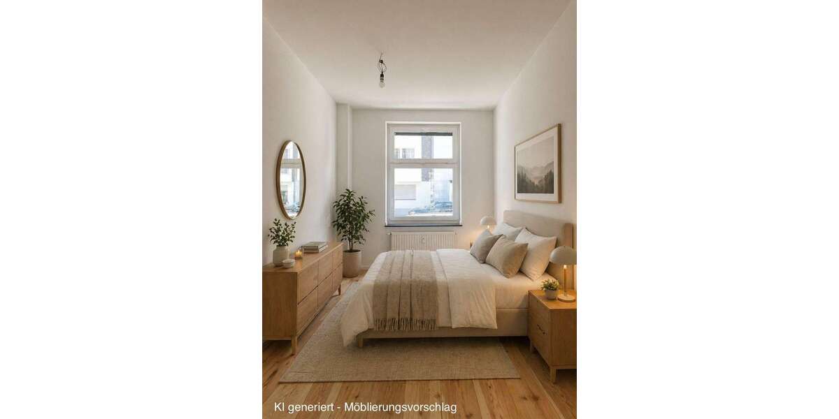 Etagenwohnung Düsseldorf Flingern Süd - 2 Zimmer, 53 m&sup2;, 280.000&euro; | Angebot:27002220
