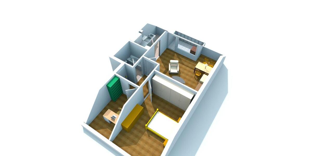 Dachgeschoßwohnung Ratingen - 2.5 Zimmer, 62 m&sup2;, 690&euro; | Angebot:26617949