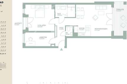 Wohnung Düsseldorf Stadtbezirk 2 - 3 Zimmer, 84 m&sup2;, 762.300&euro; | Angebot:22840871