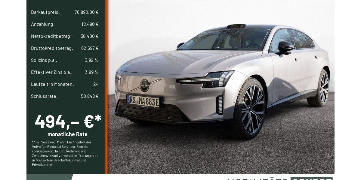 Volvo ES90 9.000 km 75.890 &euro; Remscheid 42855