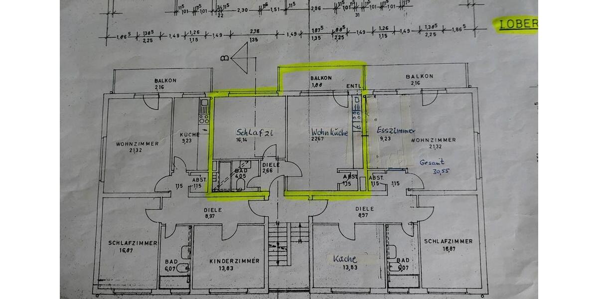 Etagenwohnung Bochum Eppendorf - 2 Zimmer, 48 m&sup2;, 440&euro; | Angebot:26609156