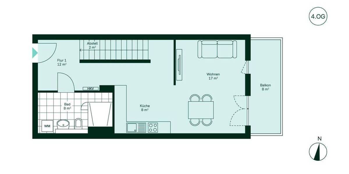 Etagenwohnung Düsseldorf Benrath - 4 Zimmer, 100 m&sup2;, 579.900&euro; | Angebot:25938556