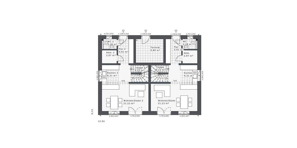 Doppelhaushälfte Leichlingen (Rheinland) Leichlingen - 8 Zimmer, 191 m&sup2;, 999.000&euro; | Angebot:25798337