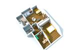 Dachgeschoßwohnung Ratingen - 2.5 Zimmer, 62 m&sup2;, 690&euro; | Angebot:26617949