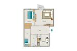 Erdgeschoßwohnung Bochum Werne - 3.5 Zimmer, 58 m&sup2;, 512&euro; | Angebot:26615945
