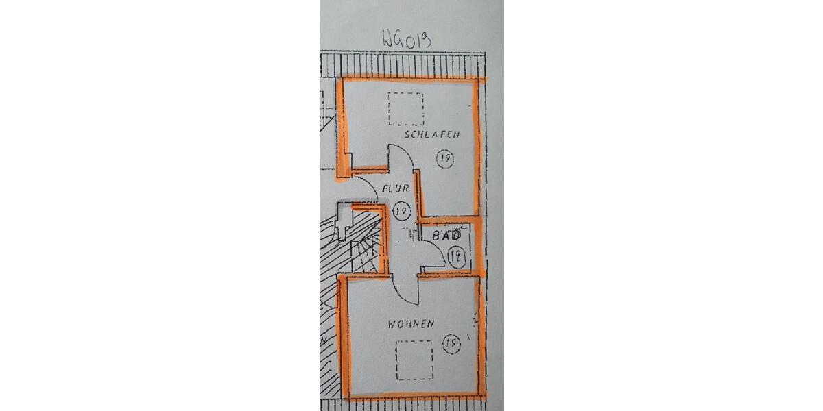 Dachgeschoßwohnung Essen Stadtbezirk III - 2 Zimmer, 50 m&sup2;, 470&euro; | Angebot:26483901