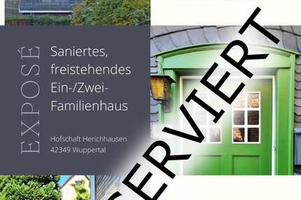 Haus Wuppertal Cronenberg - 9 Zimmer, 180 m&sup2;, 549.000&euro; | Angebot:27430347