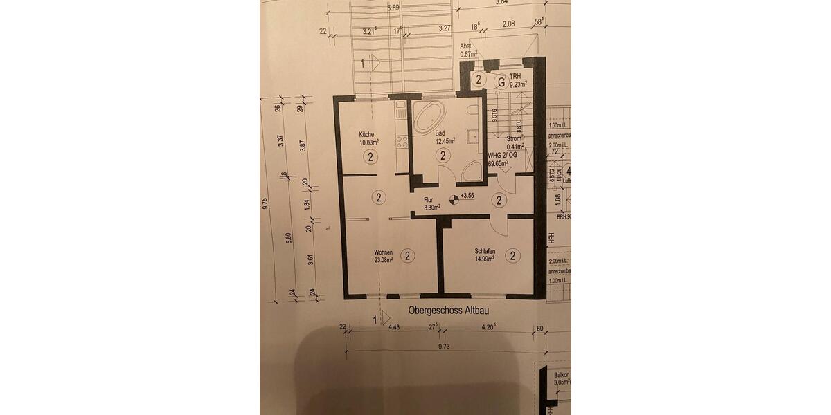 Etagenwohnung Wuppertal Cronenberg - 2 Zimmer, 70 m&sup2;, 720&euro; | Angebot:26387871
