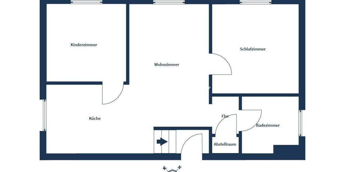 Etagenwohnung Gevelsberg - 3 Zimmer, 54 m&sup2;, 65.000&euro; | Angebot:25773268