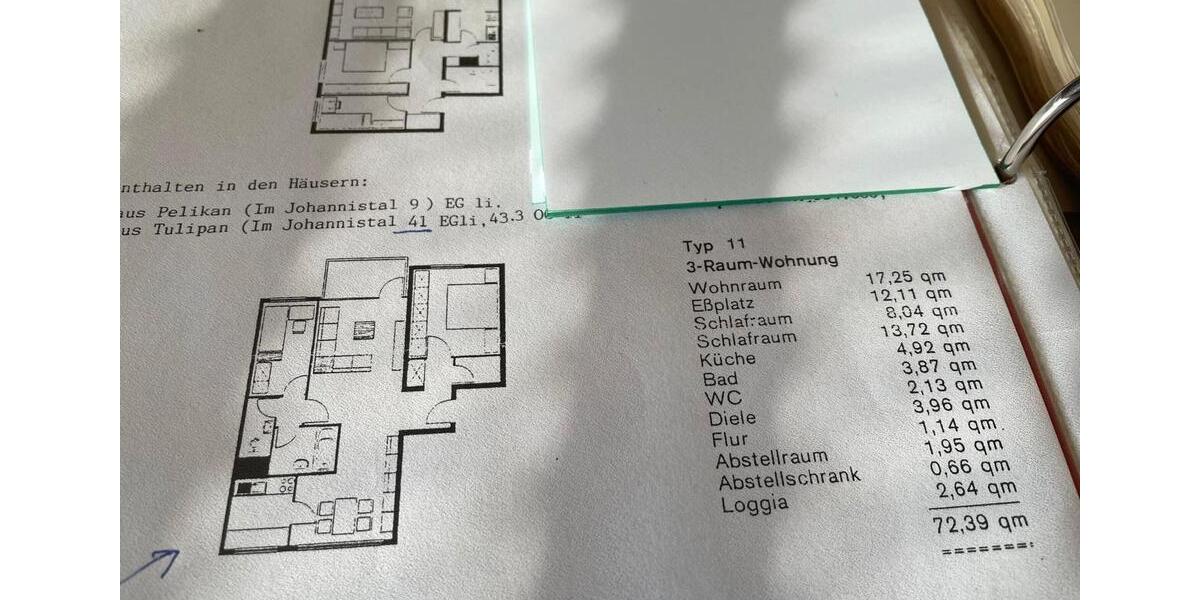 Etagenwohnung Wuppertal Gemarkung Elberfeld - 3.5 Zimmer, 72 m&sup2;, 169.000&euro; | Angebot:26073073