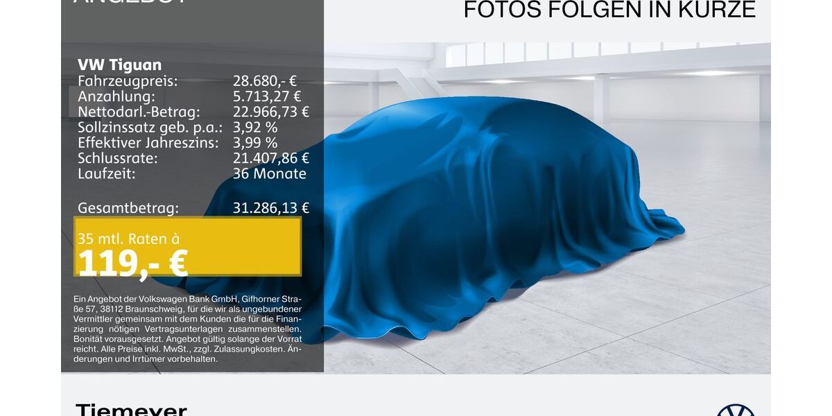VW Tiguan 65.383 km 28.680 &euro; Gelsenkirchen 45894