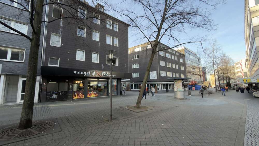 Renditestarkes Eckhaus in Essen-Stadtmitte: Vollvermietetes Wohn- und Geschäftshaus mit Aufzug - Mehrfamilienhaus, Wohnhaus Essen Stadtkern | Angebot:24638426