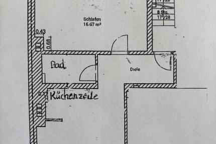Wohnung Wuppertal Unterbarmen - 1 Zimmer, 46 m&sup2;, 506&euro; | Angebot:25416053