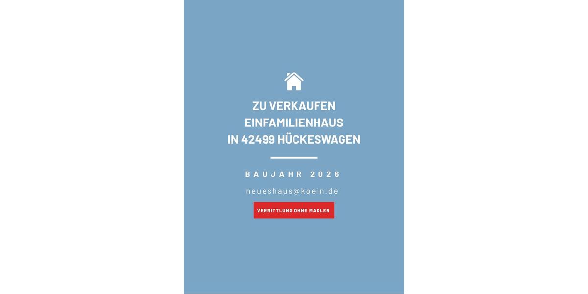 Einfamilienhaus Hückeswagen - 3 Zimmer, 168 m&sup2;, 875.000&euro; | Angebot:26412349