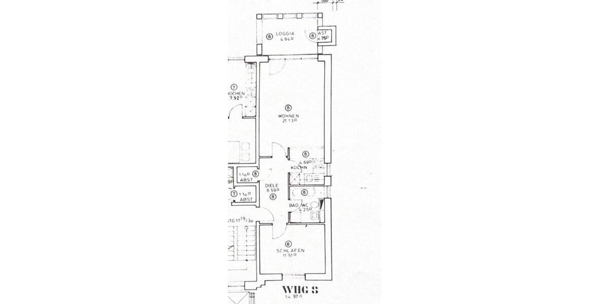 Etagenwohnung Essen Borbeck-Mitte - 2 Zimmer, 55 m&sup2;, 149.800&euro; | Angebot:25910528