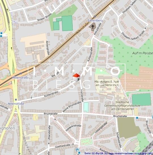 Etagenwohnung Mülheim an der Ruhr Eppinghofen - 2 Zimmer, 60 m&sup2;, 530&euro; | Angebot:26093493