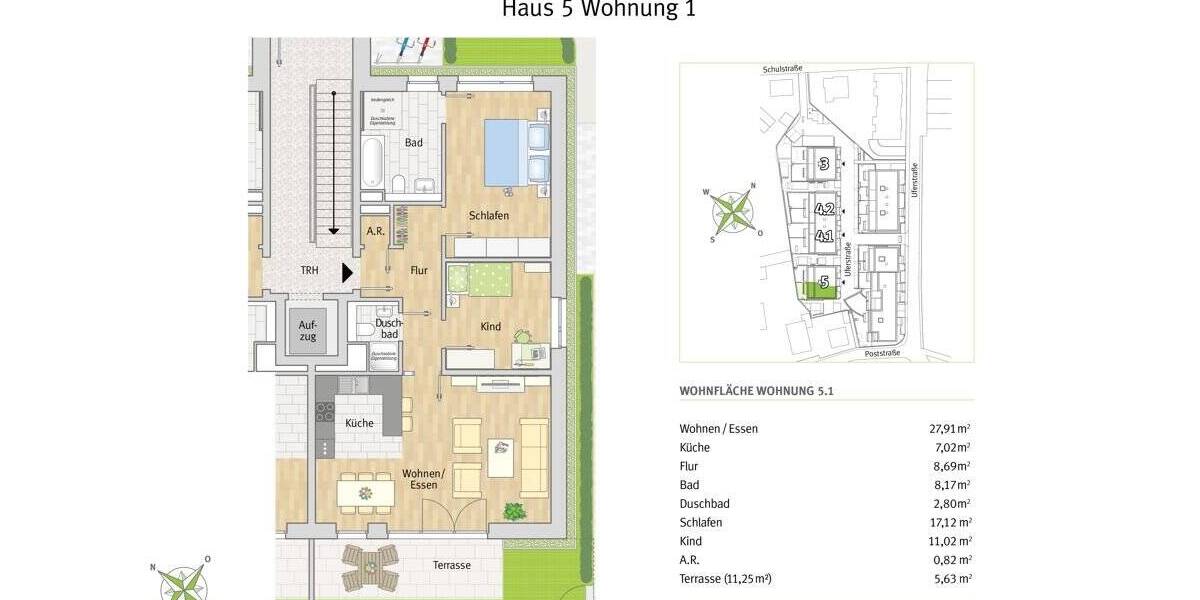 Etagenwohnung Leichlingen Büscherhöfen - 3 Zimmer, 89 m&sup2;, 516.000&euro; | Angebot:25684479