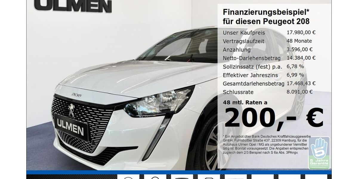 Peugeot 208 15.185 km 17.980 &euro; Düsseldorf 40231
