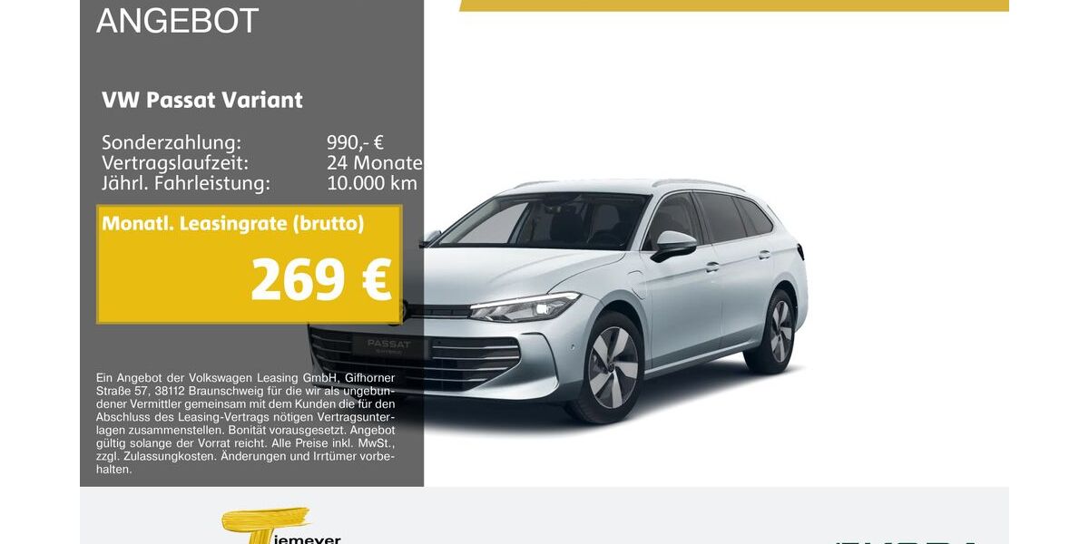 VW Passat Variant 23.433 km 33.420 &euro; Bochum 44809
