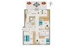 Etagenwohnung Bochum Wiemelhausen - 4 Zimmer, 97 m&sup2;, 1.406&euro; | Angebot:26568683