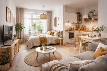 Wohnung Düsseldorf Friedrichstadt - 1 Zimmer, 22 m&sup2;, 500&euro; | Angebot:26663337