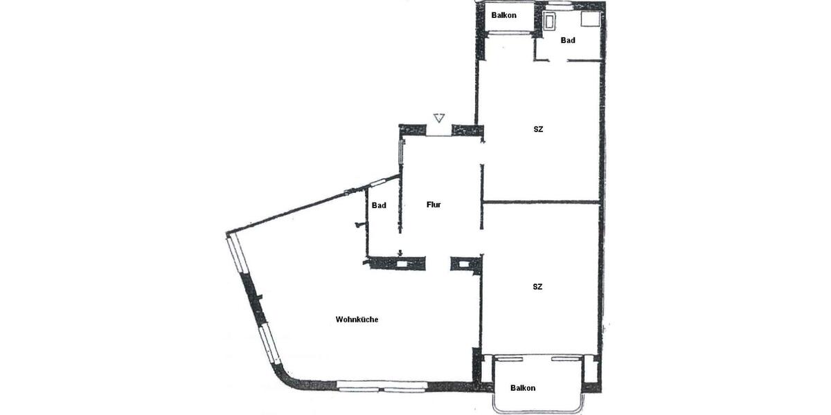 Etagenwohnung Düsseldorf Düsseltal - 3 Zimmer, 100 m&sup2;, 1.800&euro; | Angebot:24979256