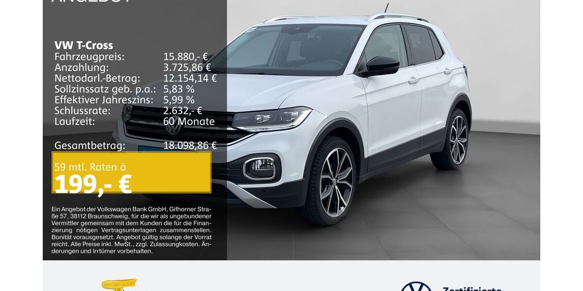 VW T-Cross 52.051 km 15.880 &euro; Remscheid 42897