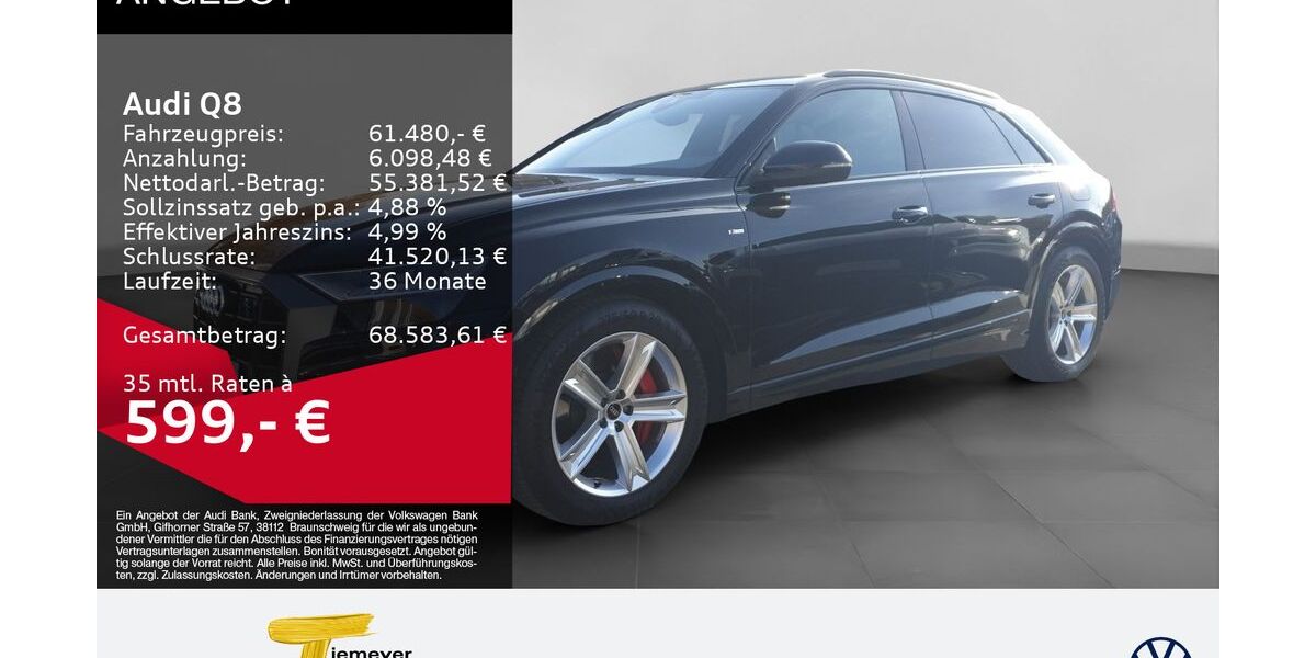 Audi Q8 51.180 km 59.780 &euro; Bochum 44892