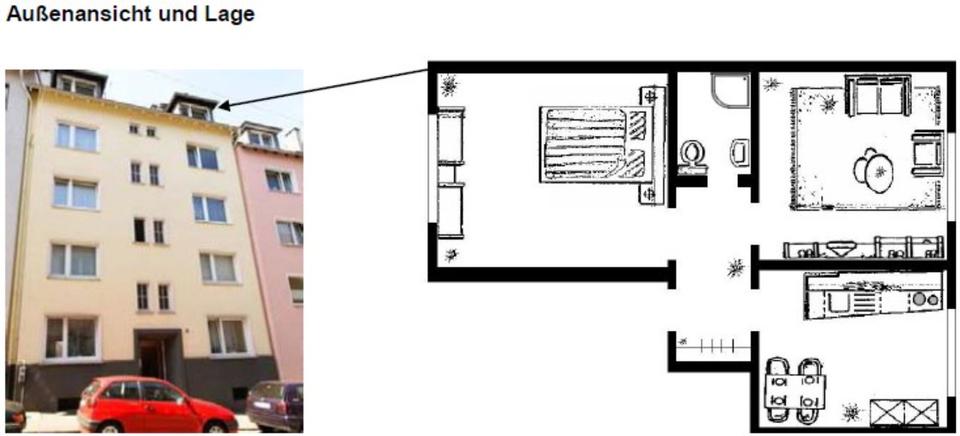 Etagenwohnung Wuppertal Gemarkung Elberfeld - 615&euro; | Angebot:25752923