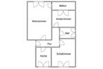 Erdgeschoßwohnung Düsseldorf Stadtbezirk 6 - 3 Zimmer, 70 m&sup2;, 885&euro; | Angebot:26607918