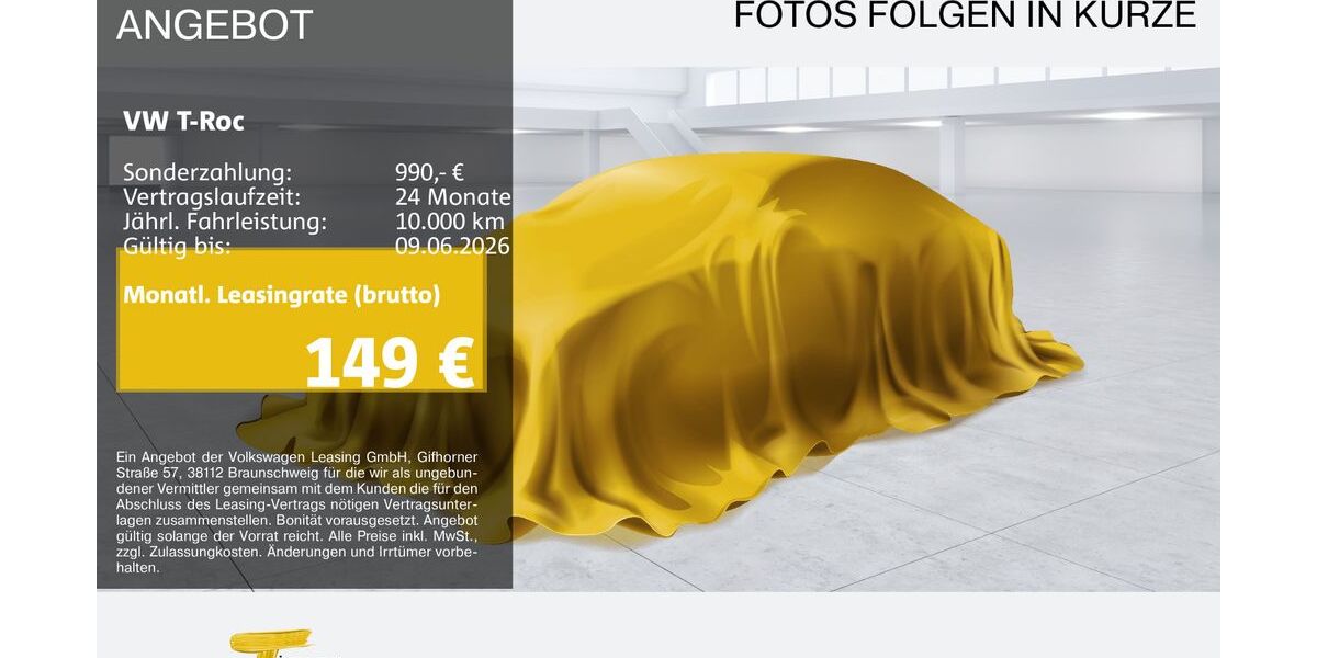 VW T-Roc 23.295 km 22.070 &euro; Gelsenkirchen 45888