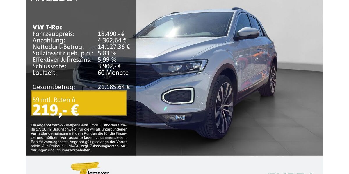 VW T-Roc 100.188 km 18.490 &euro; Remscheid 42857