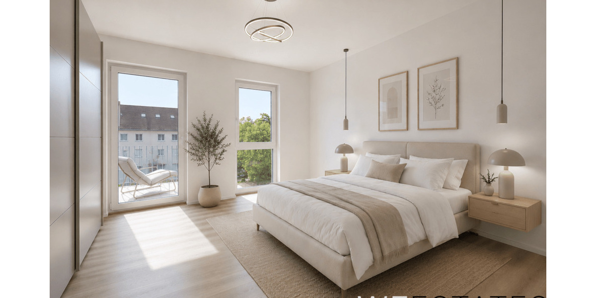 Etagenwohnung Düsseldorf Eller - 2 Zimmer, 64 m&sup2;, 1.320&euro; | Angebot:26554983