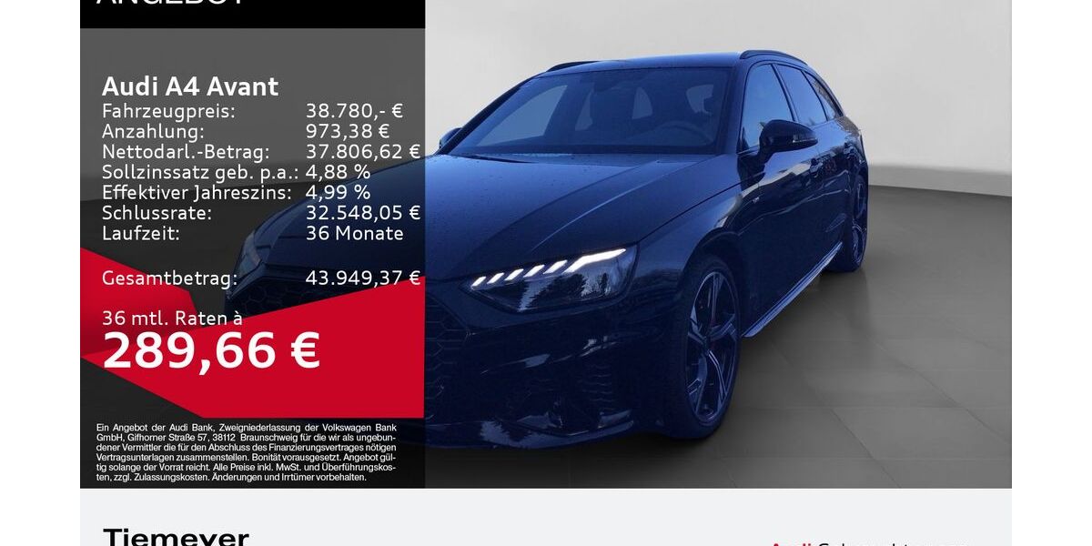Audi A4 21.904 km 38.480 &euro; Gelsenkirchen 45894