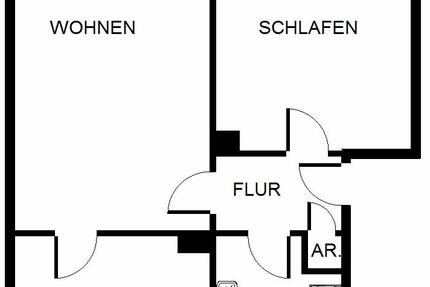 Wohnung Gelsenkirchen Gelsenkirchen-Mitte - 2 Zimmer, 50 m&sup2;, 389&euro; | Angebot:25784510