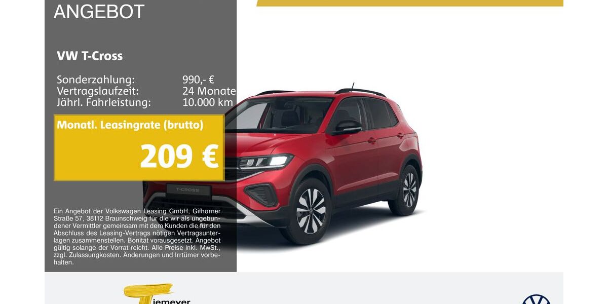 VW T-Cross 5.286 km 21.190 &euro; Bochum 44892