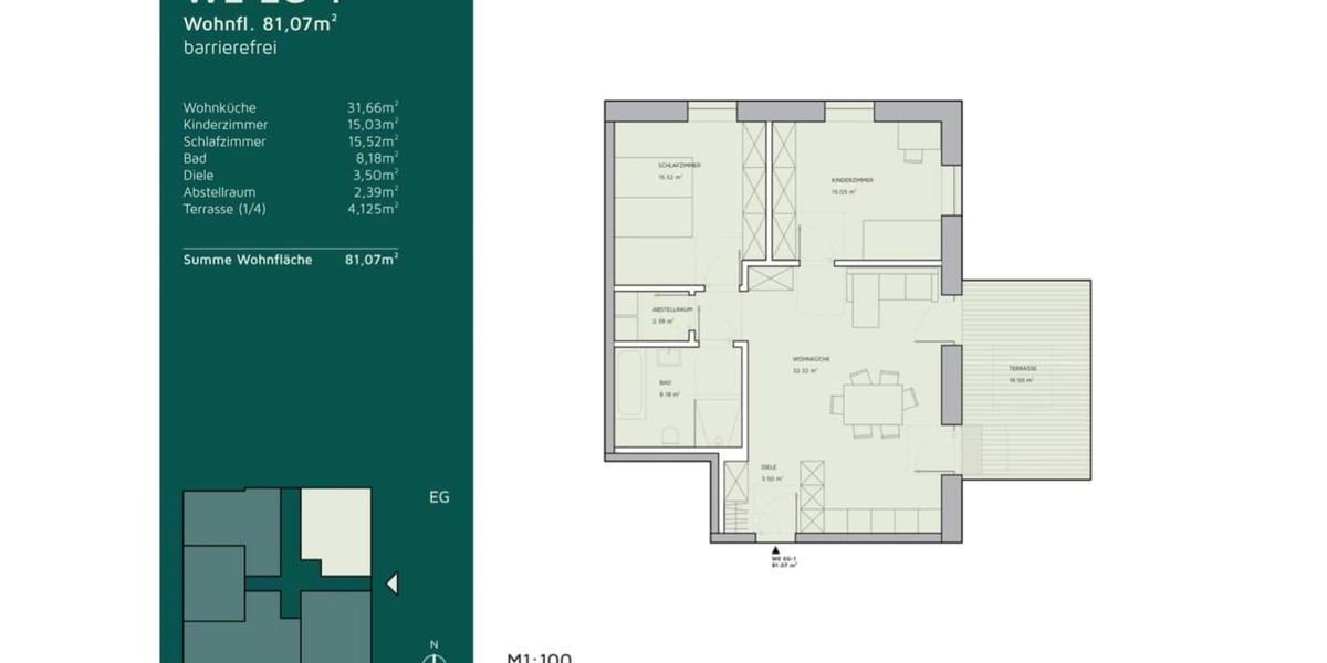 Erdgeschoßwohnung Wuppertal Cronenberg - 3 Zimmer, 73 m&sup2;, 948&euro; | Angebot:26021647