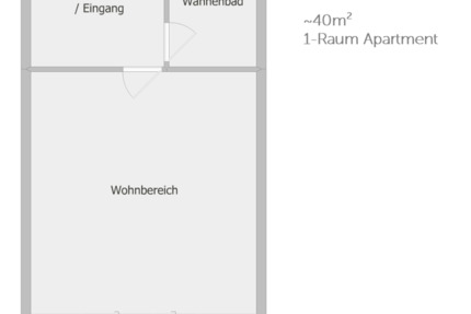 Wohnung Essen Stadtbezirk III - 2 Zimmer, 40 m&sup2;, 375&euro; | Angebot:24810383
