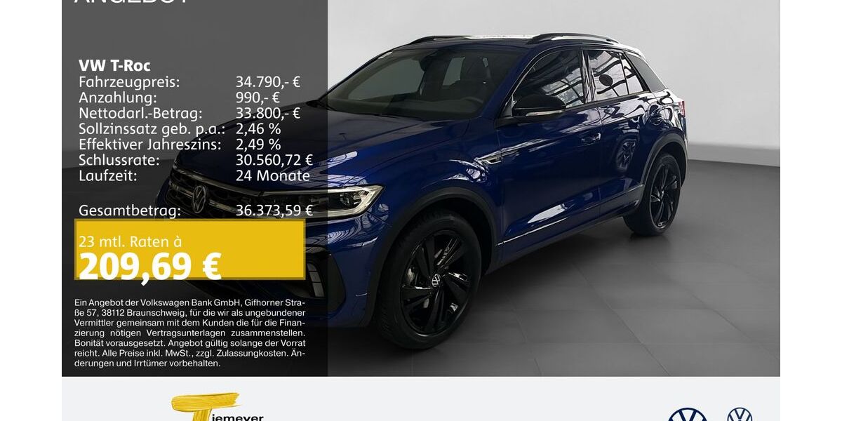 VW T-Roc 8.562 km 34.250 &euro; Gelsenkirchen 45888