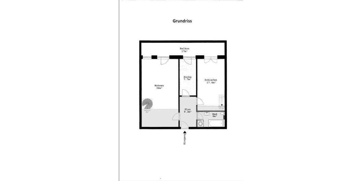 Loft - Studio - Atelier Düsseldorf Stadtbezirk 2 - 2 Zimmer, 87 m&sup2;, 495.000&euro; | Angebot:24654033